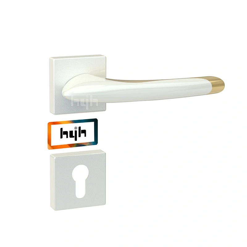 hyh High Security Double Sided Bedroom Privacy Luxury Door Handle Lock Set