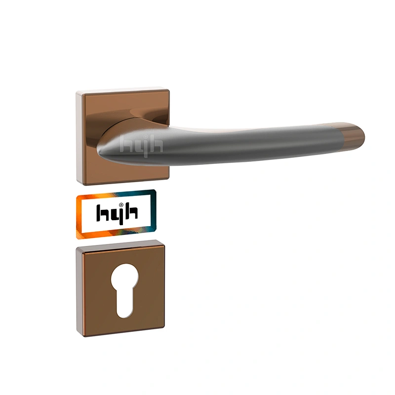 hyh High Security Double Sided Bedroom Privacy Luxury Door Handle Lock Set