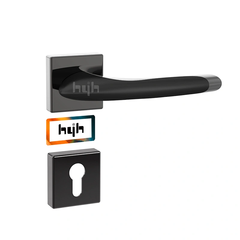 hyh High Security Double Sided Bedroom Privacy Luxury Door Handle Lock Set